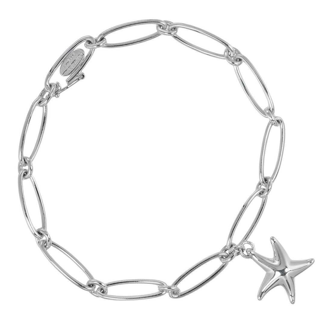 【日本直送】蒂芬妮 TIFFANY&Co. 海星手链 椭圆链接 银 925 женская одежда 【二手】 - 手链/手环 - 银 银色