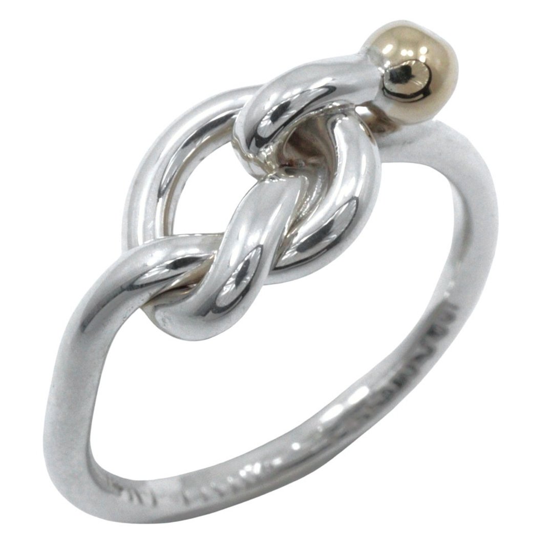 【日本直送】Tiffany & Co. 绳结 13.5号 戒指 K14黄K金×银925 约3.1g 适用于女性【二手】 - 戒指 - 贵金属 银色