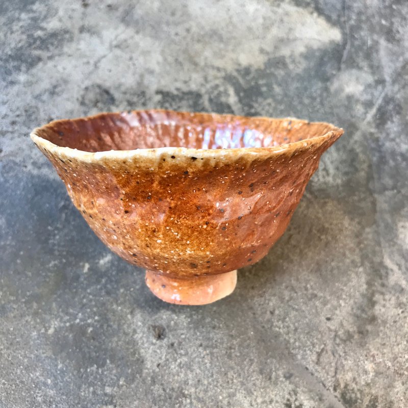 陶/柴烧/碗/附木盒 - 其他杯子 - 陶 咖啡色