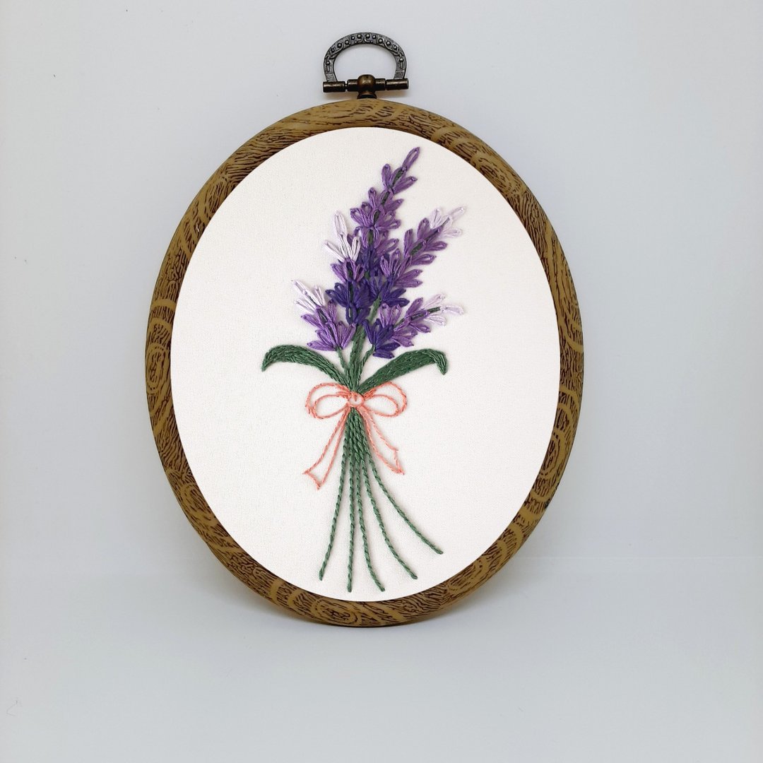 刺绣 薰衣草 Lavender pattern pdf DIY Design hand embroidery - 其他数码设计 - 其他材质 