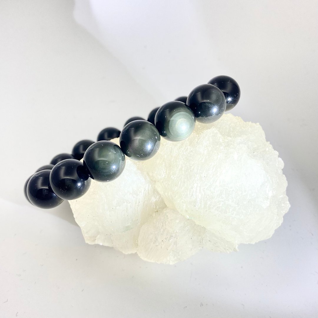 彩曜石手串 | 水晶 | 水晶手串 | 水晶手链 | 水晶手链 - 手链/手环 - 水晶 黑色