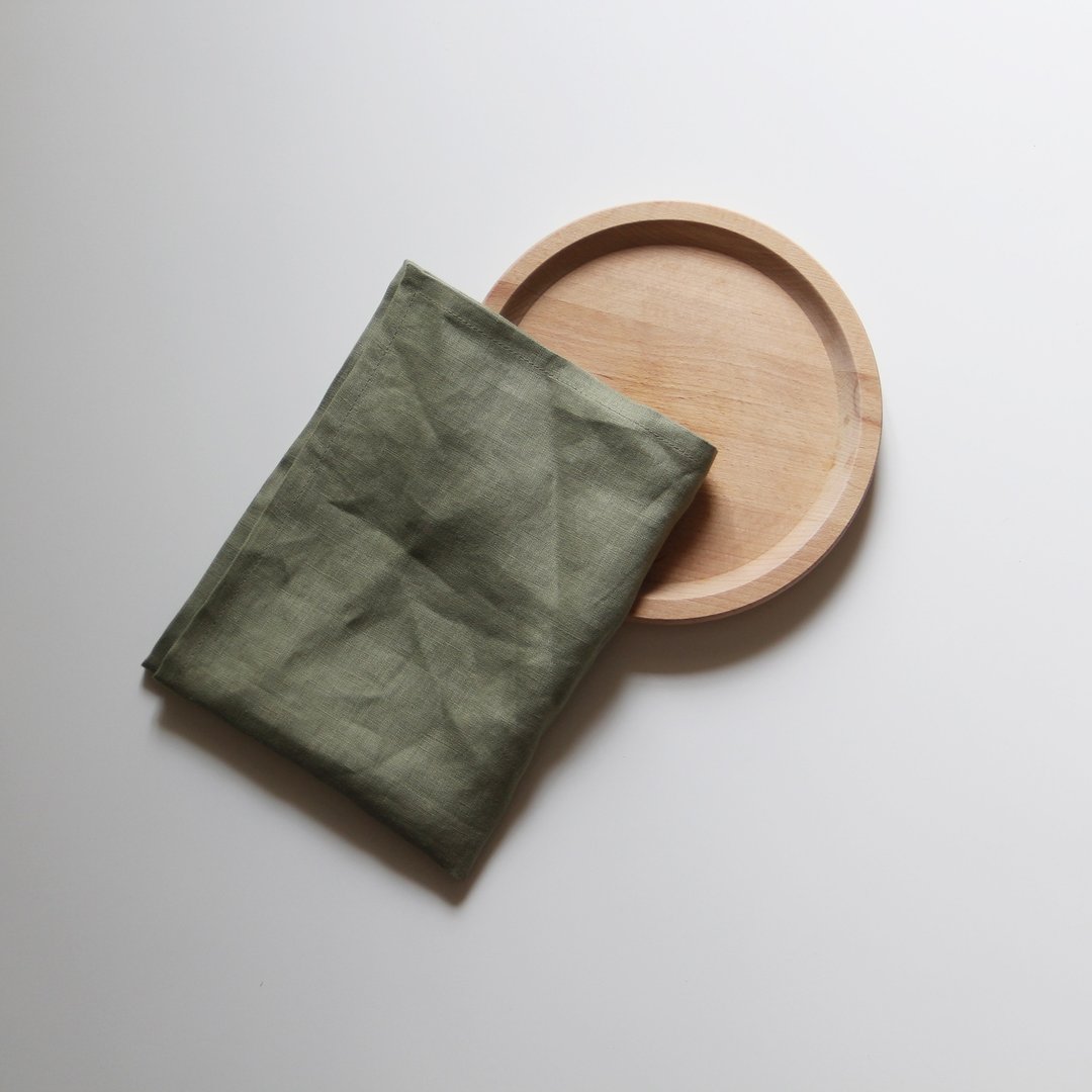 kitchen towel 厨房巾(橄榄绿色) - 餐垫/桌巾 - 棉 绿色