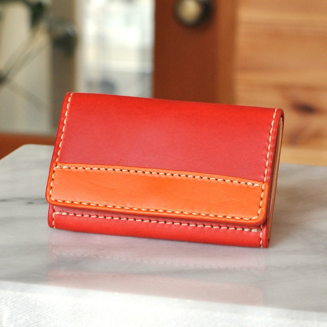 Simple card case No.6 Buttero - 名片夹/名片盒 - 真皮 多色