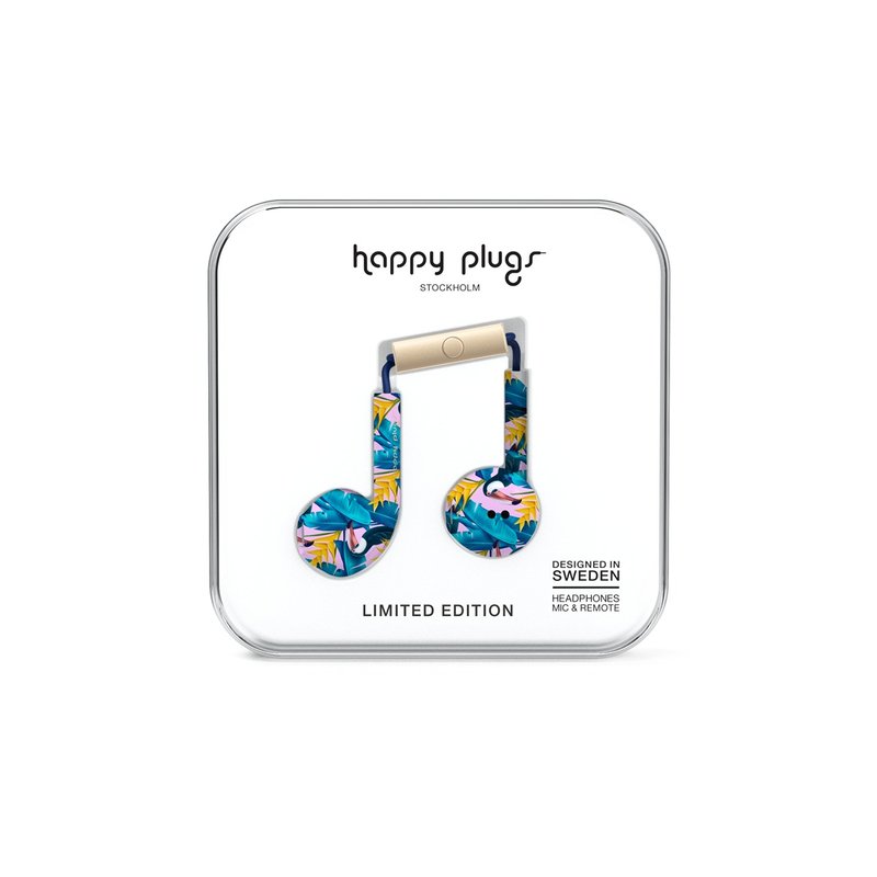 HAPPY PLUGS EARBUD PLUS 极致耳塞式耳机-大嘴鸟 - 耳机 - 塑料 绿色
