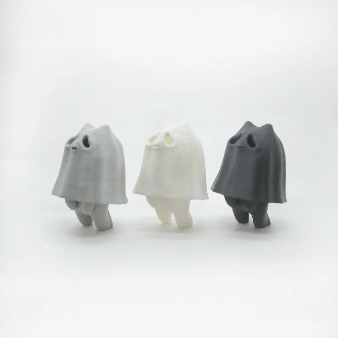 Hanging Cat Ghost - 猫猫被被鬼 - 玩偶/公仔 - 其他材质 银色