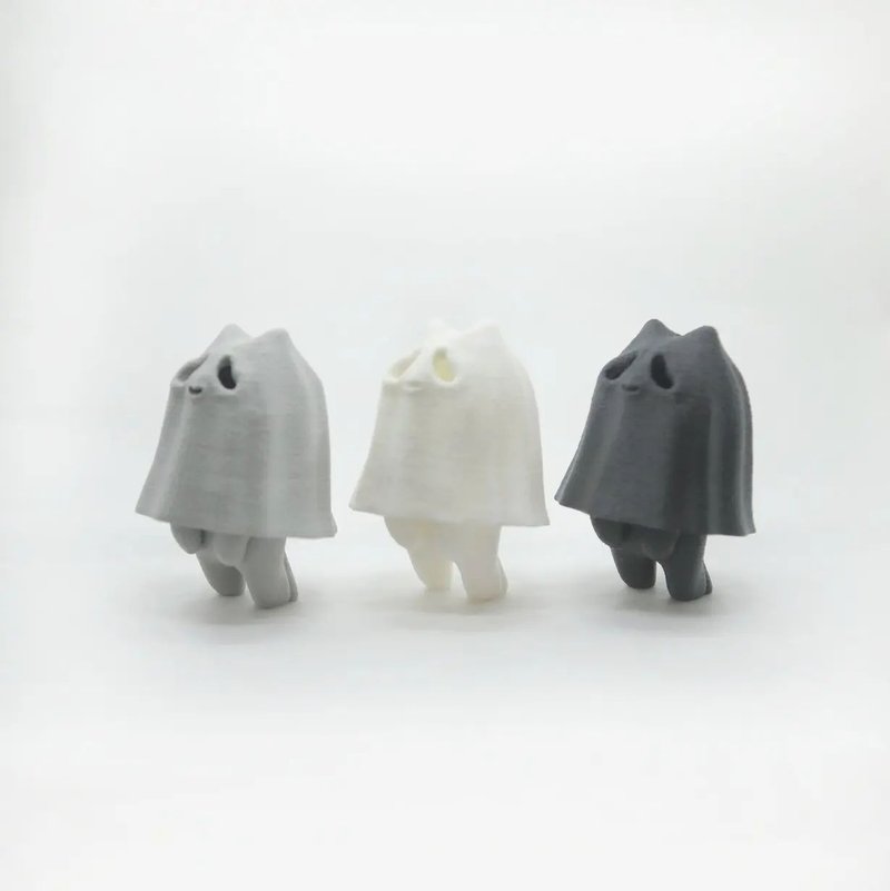 Hanging Cat Ghost - 猫猫被被鬼 - 玩偶/公仔 - 其他材质 银色