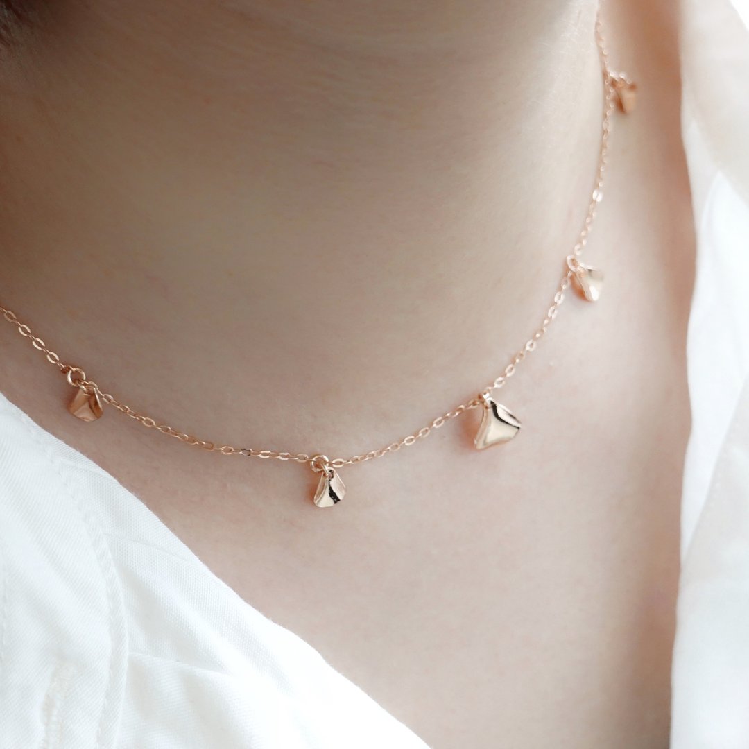 桜 Cherry Blossom | Spring 2021限定纯银项链 - 项链 - 银 