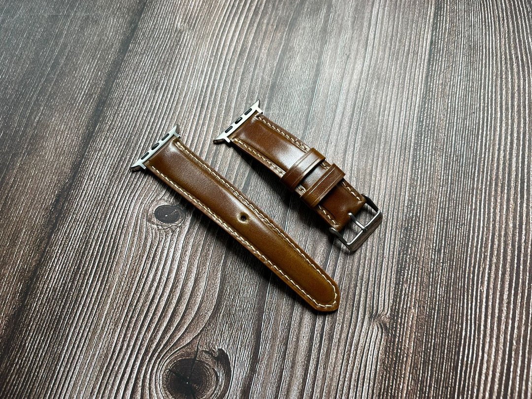 【定制】日本新喜马臀皮APPLE WATCH表带 (38/40/41/42/44/45mm) - 表带 - 真皮 