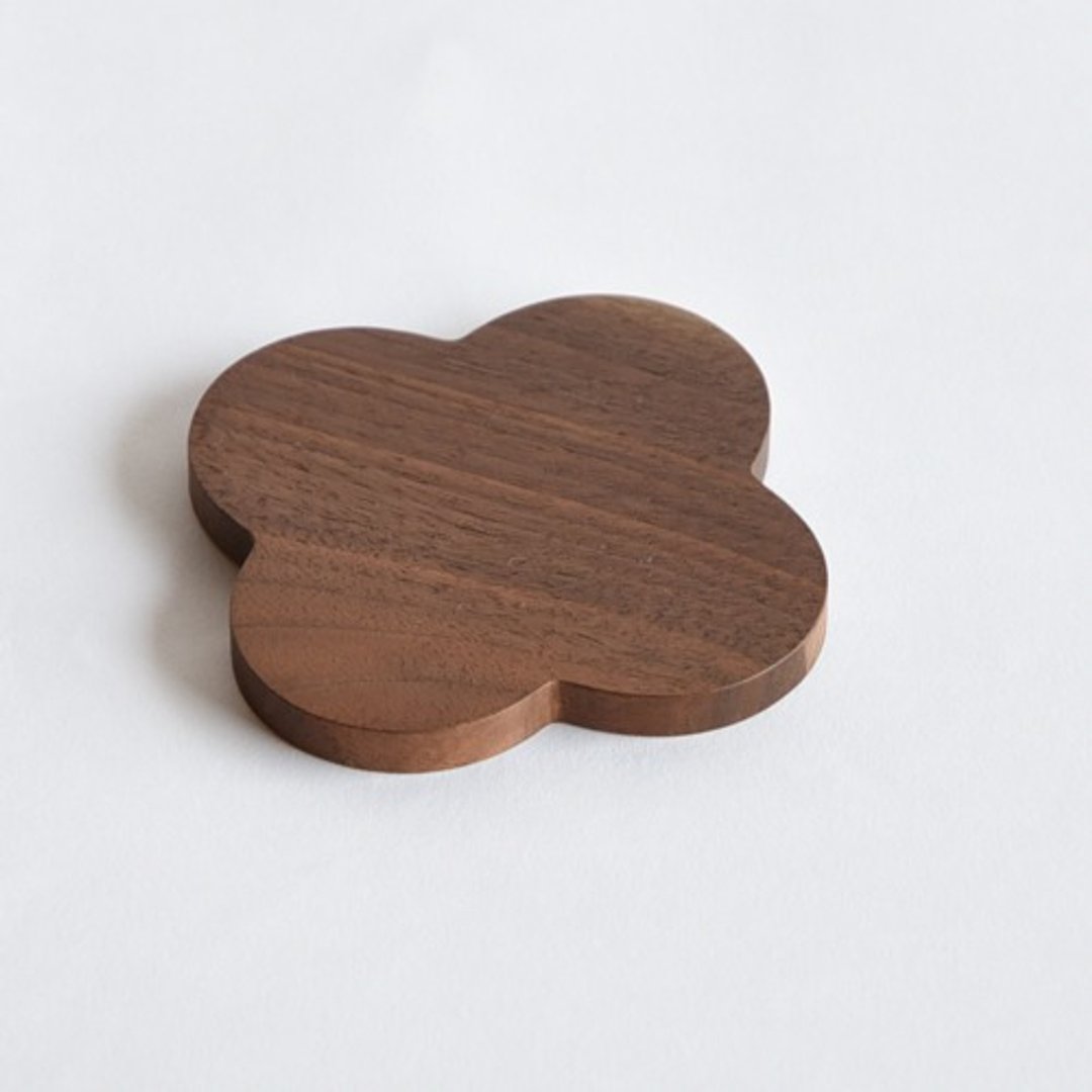 Walnut simple coaster - 杯垫 - 木头 