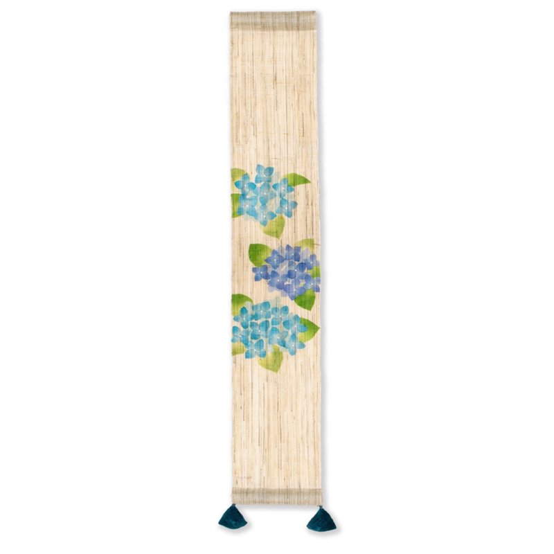 京都手绘豆亚麻吊饰-紫阳花 - 摆饰 - 棉．麻 