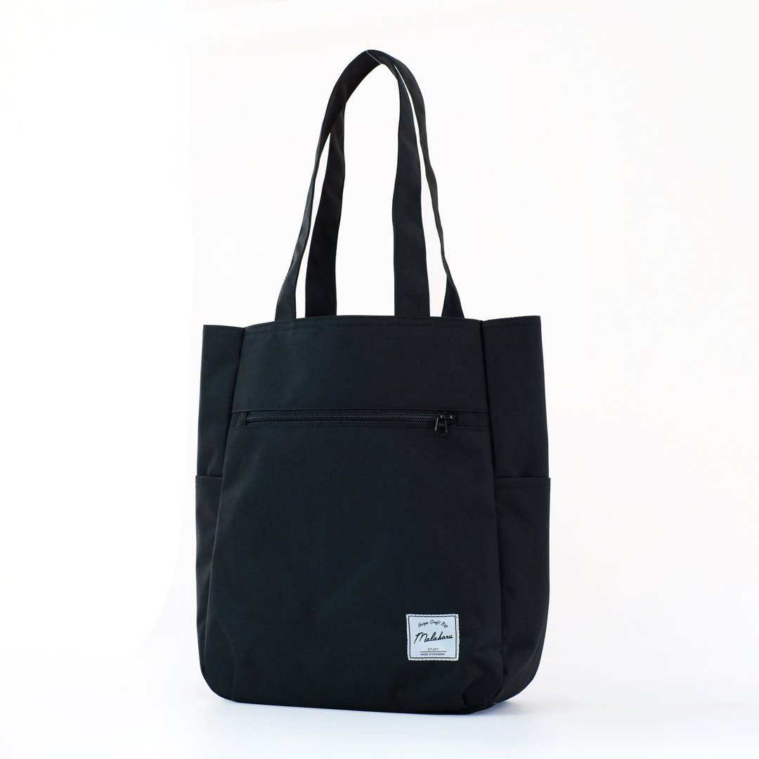 Malabaru NARA Tote bag, shoulder bag Document bag, work bag - 手提包/手提袋 - 尼龙 黑色
