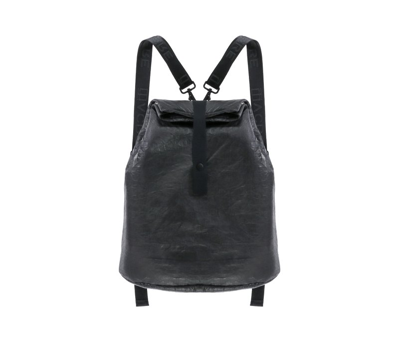 COS-2太空轻便收口包 - 束口袋双肩包 - 聚酯纤维 黑色