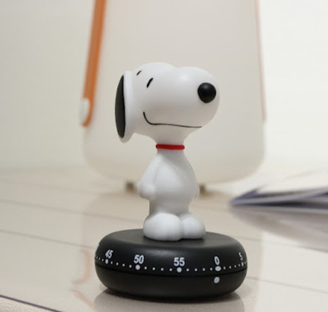 【质感摆饰】Snoopy 联名授权 史努比造型计时器 - 时钟/闹钟 - 其他材质 白色