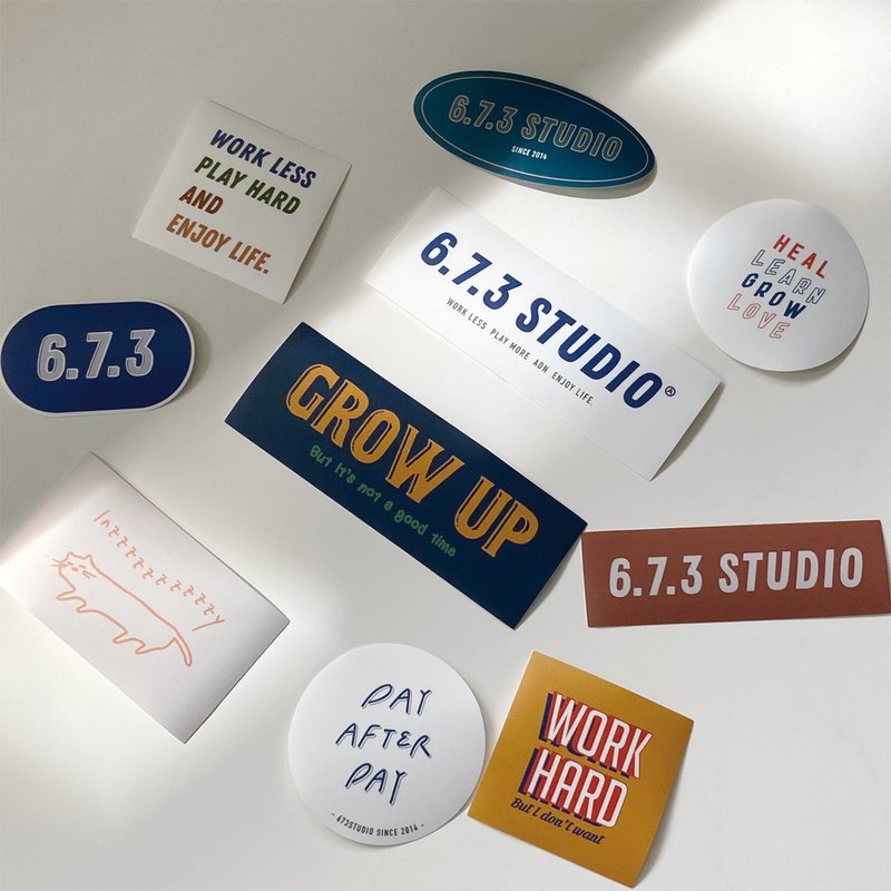 防水贴纸组 10张入 STICKER PACK 10stickers - 贴纸 - 防水材质 多色
