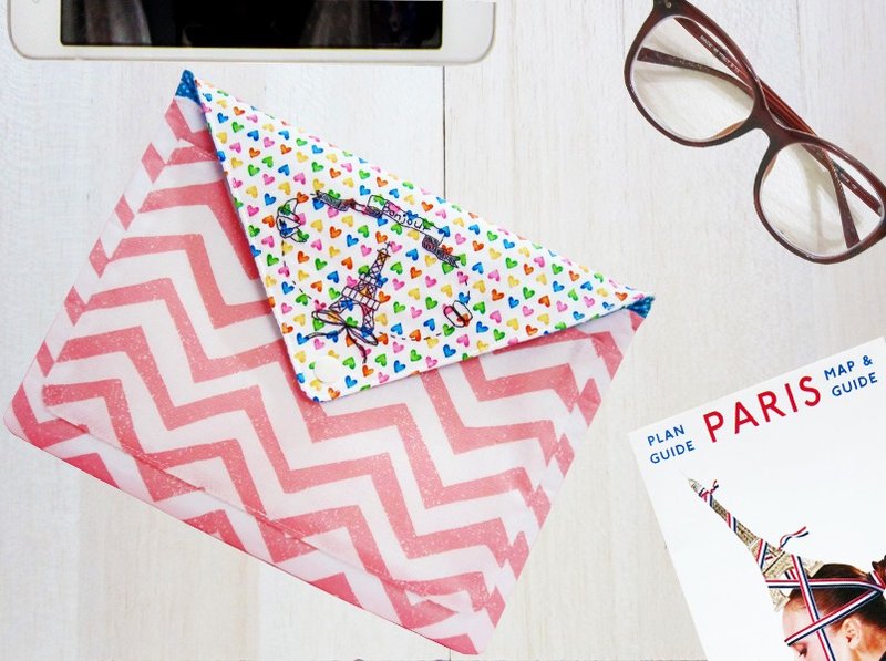 Bonjour Paris 日安巴黎手绘手工刺绣防泼水7.9/7吋Note平板笔电保护套&手拿包Hand drawn Embroidered tablet PC case & Clutch - 手拿包 - 防水材质 多色