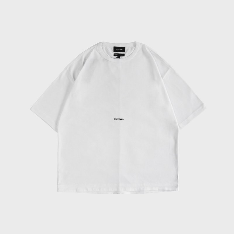 DYCTEAM - 立体LOGO落肩TEE (white) - 男装上衣/T 恤 - 其他材质 白色