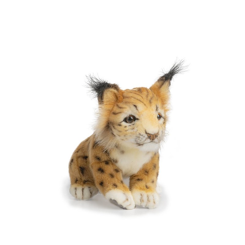 Hansa 7298-西班牙山猫宝宝26厘米长 - 玩偶/公仔 - 环保材料 橘色
