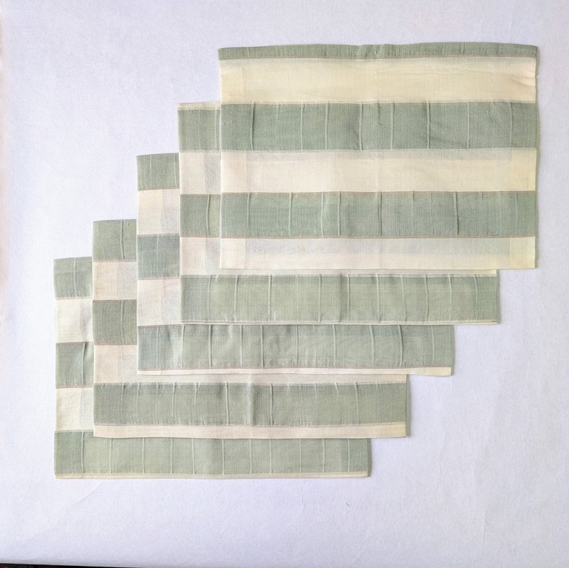 织带改造 餐垫 - 餐垫/桌巾 - 丝．绢 绿色