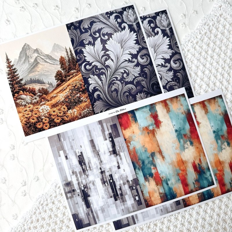 Z567 - 多种背景 - 贴纸 - 纸 