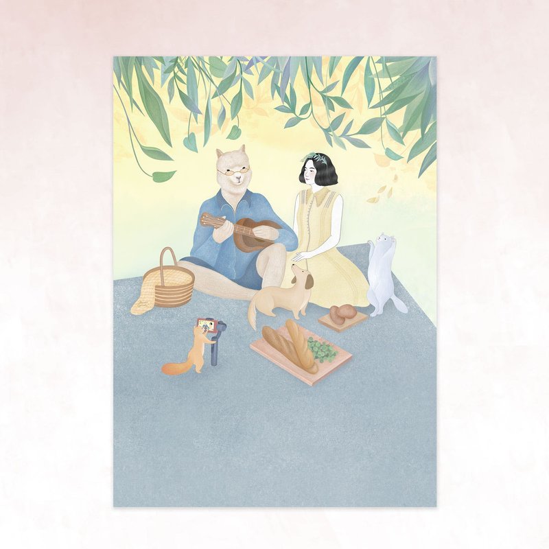 梦纪 ⁄  4月 / 画卡 - 卡片/明信片 - 纸 多色