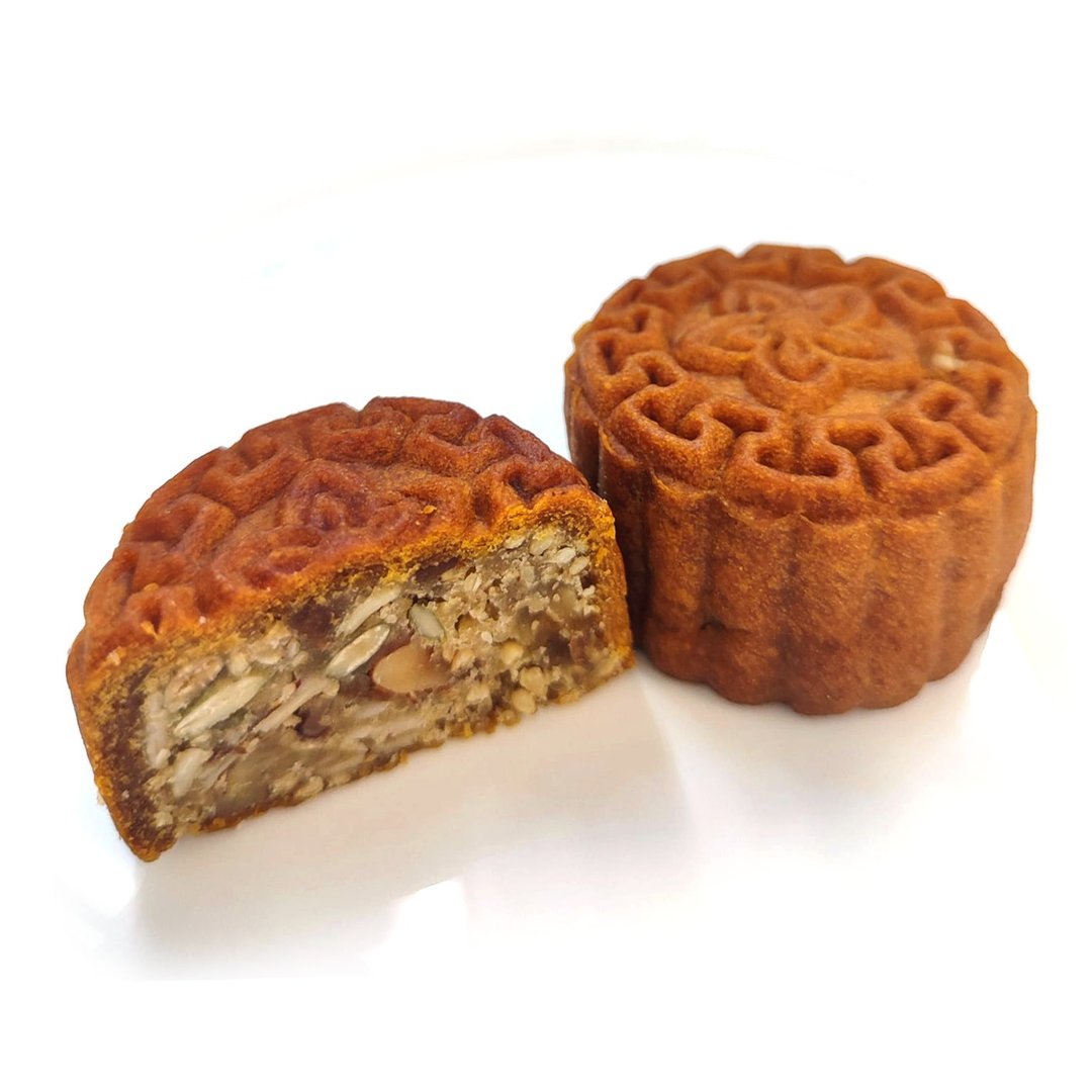 首批尝鲜 9月12日寄出 - 纯素金华火腿果仁月饼 - 环保装 - 零食/点心 - 新鲜食材 