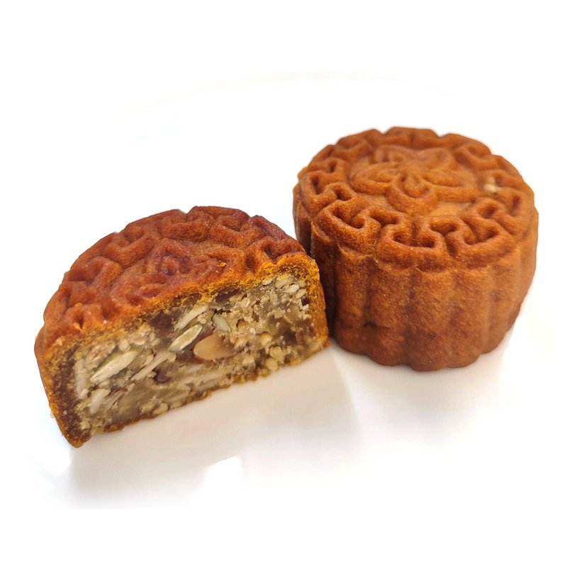 首批尝鲜 9月12日寄出 - 纯素金华火腿果仁月饼 - 环保装 - 零食/点心 - 新鲜食材 