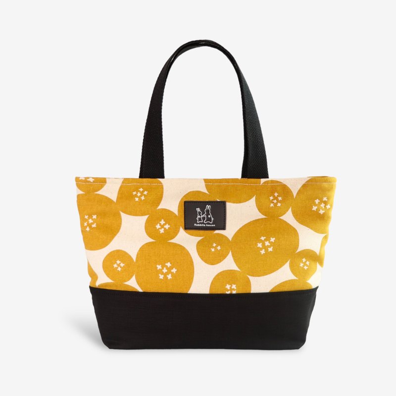 黄圆圆托特包 手提袋 - 手提包/手提袋 - 棉．麻 多色