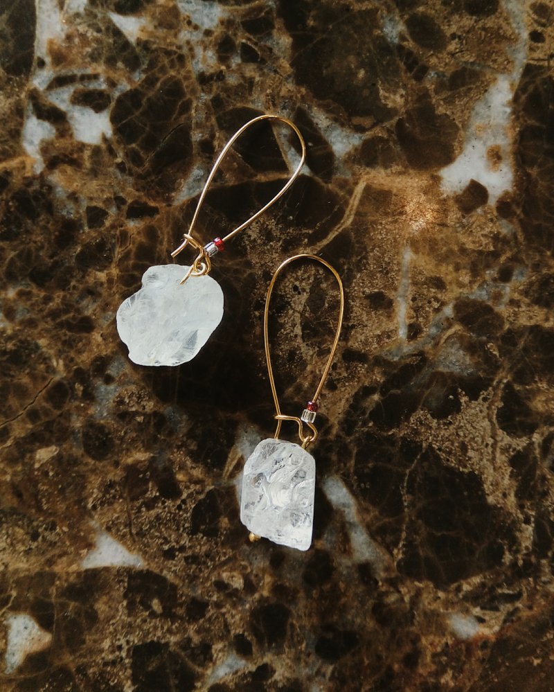 冰糖小姐耳环-耳针｜耳夹 - 耳环/耳夹 - 其他材质 白色