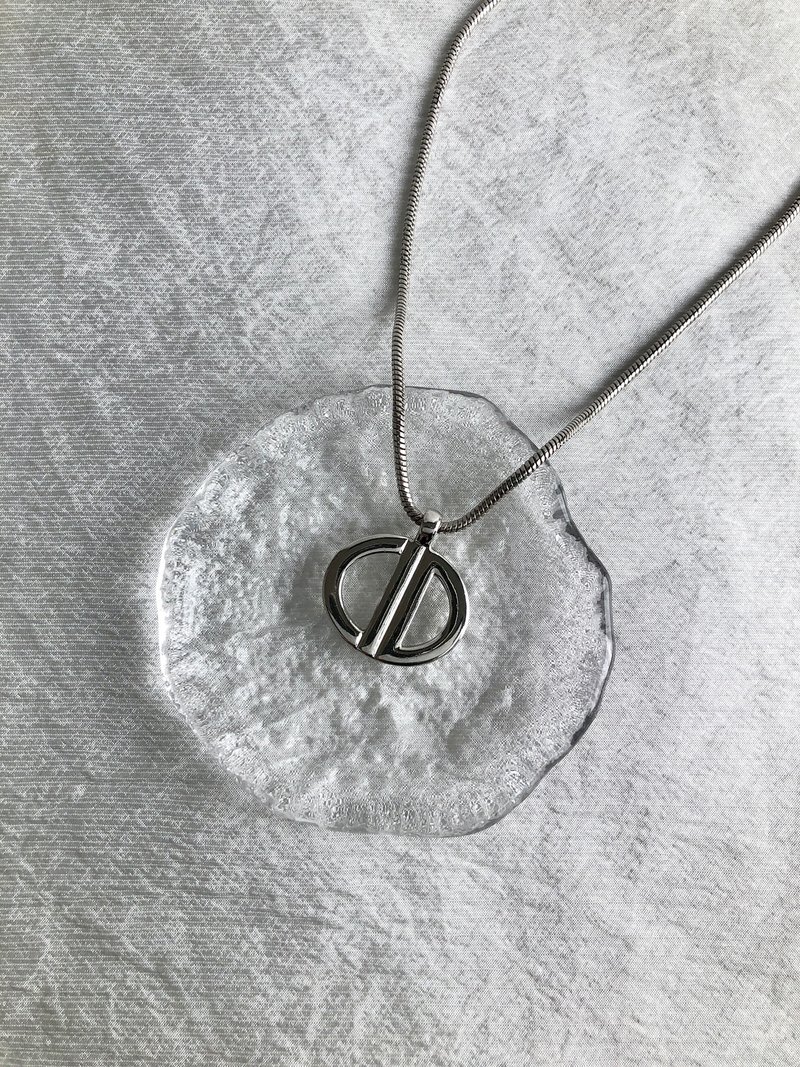 【日本直送，品牌二手包装】Christian Dior 项链银CD 复古 75c7y2 - 项链 - 其他材质 银色