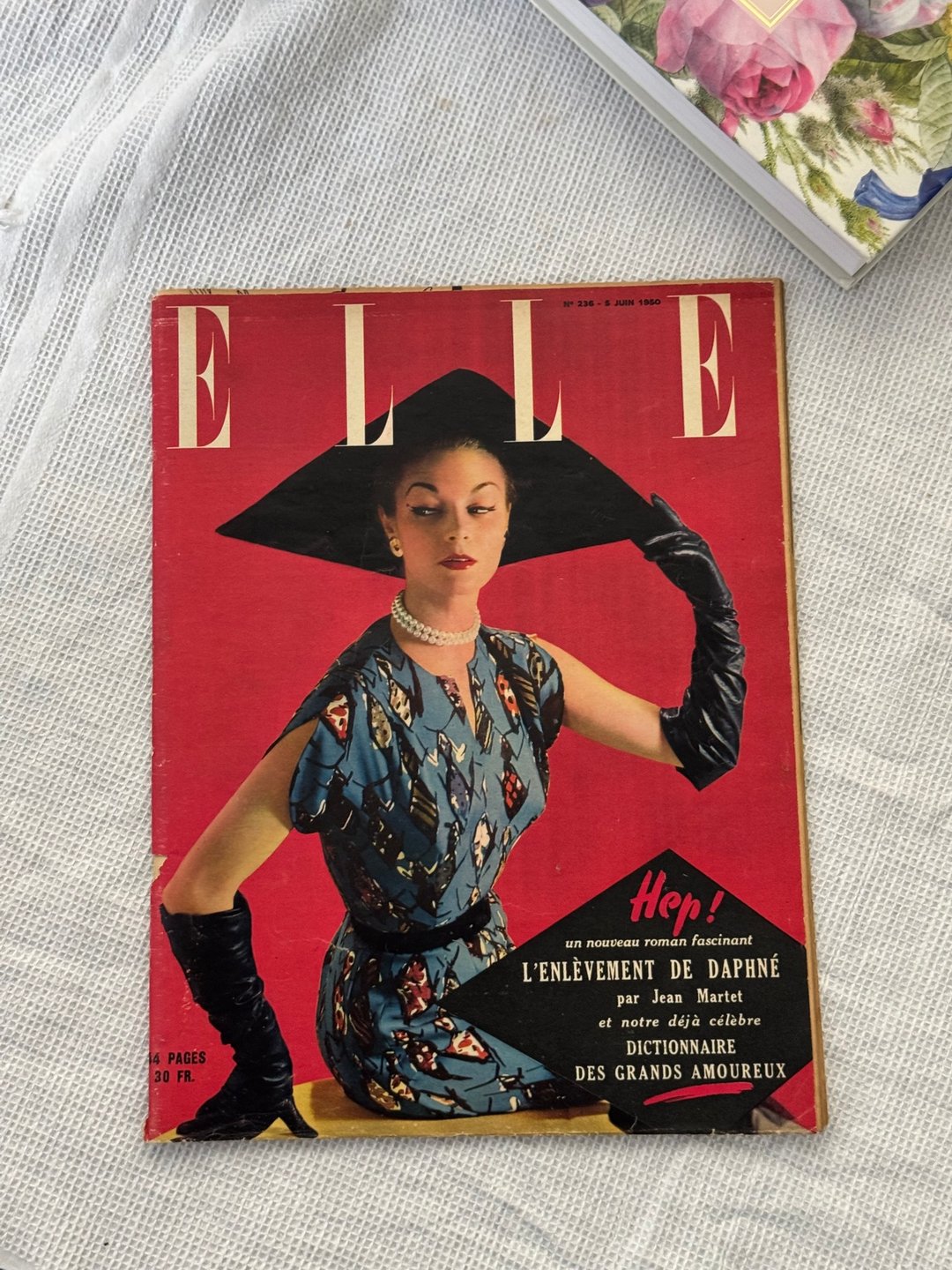 50138-稀有法国1950年 ELLE 时尚杂志 236期 - 刊物/书籍 - 纸 
