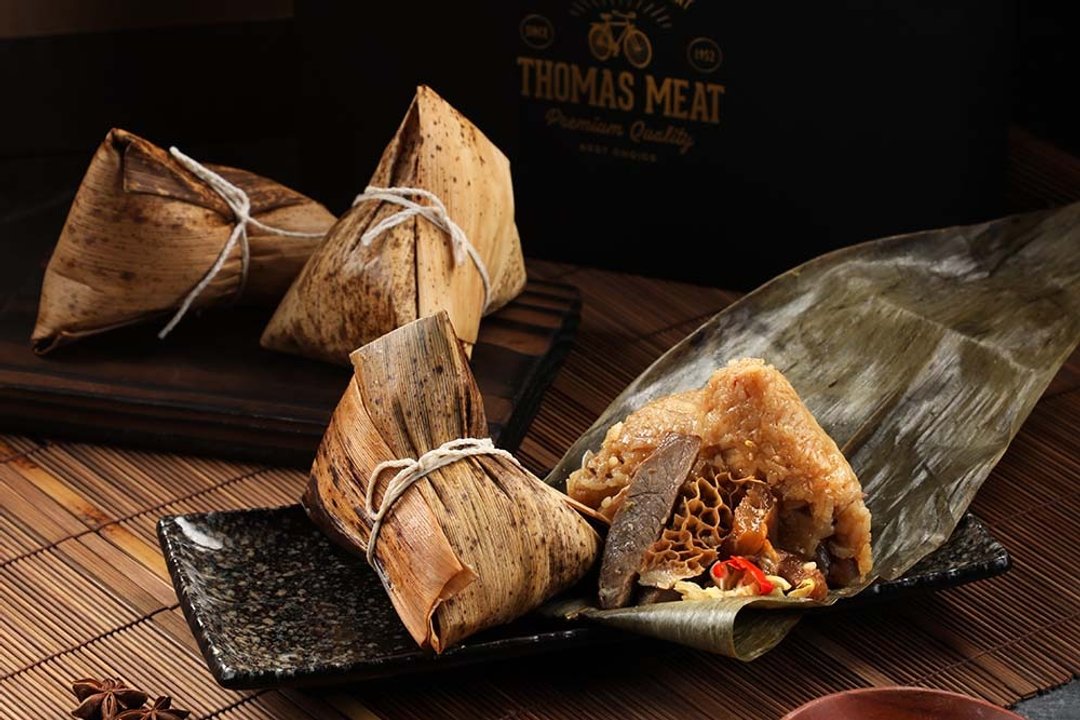 【端午限定】花雕牛犇宝粽礼盒 (4 颗入) 210g×4 - 熟食小吃 - 新鲜食材 咖啡色