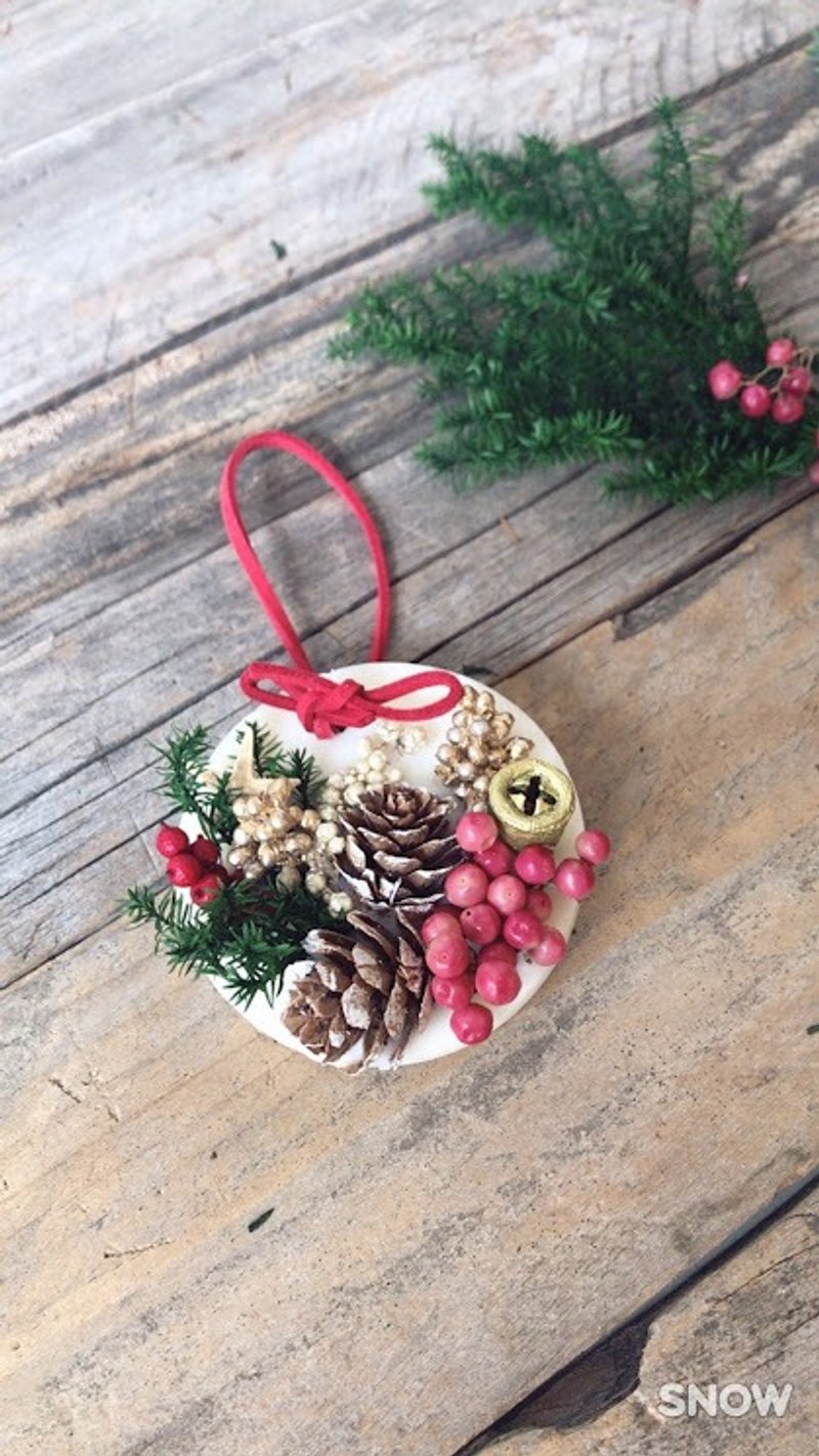 快乐圣诞香砖/品品市集台北圣诞站限定商品/圣诞挂饰/薰香砖/ 圣诞礼物/ 居家摆饰/送礼 - 香薰/精油/线香 - 蜡 绿色