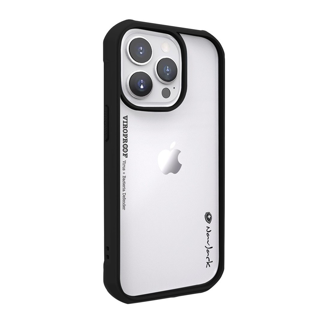 NavJack【iPhone 13 / Pro系列机种】超奈米抗病毒军规防摔壳 - 手机壳/手机套 - 塑料 黑色