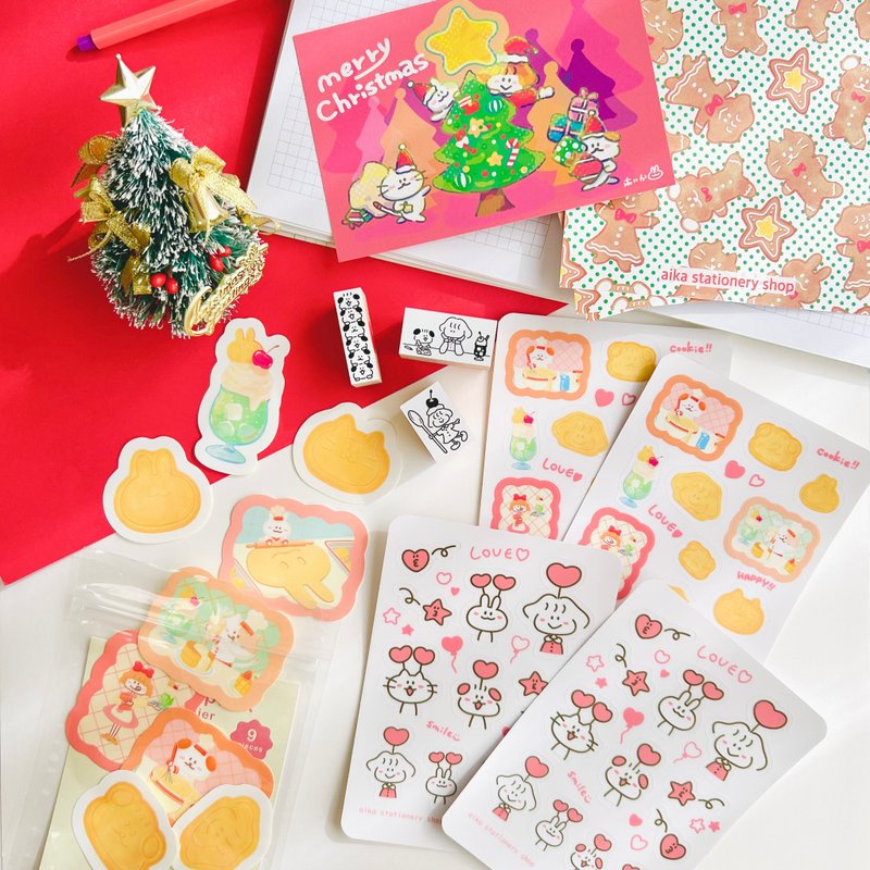 圣诞节限定手帐装饰组合 - 贴纸 - 纸 