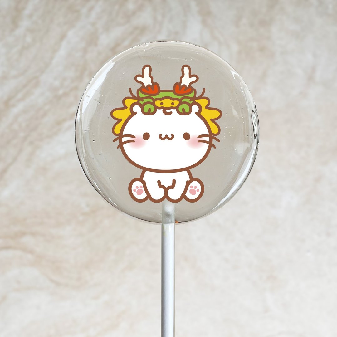 麻吉猫联名 龙年限定系列 水晶棒棒糖 - 零食/点心 - 新鲜食材 透明