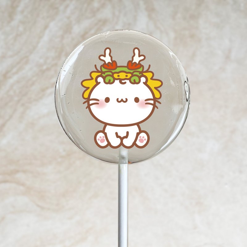 麻吉猫联名 龙年限定系列 水晶棒棒糖 - 零食/点心 - 新鲜食材 透明