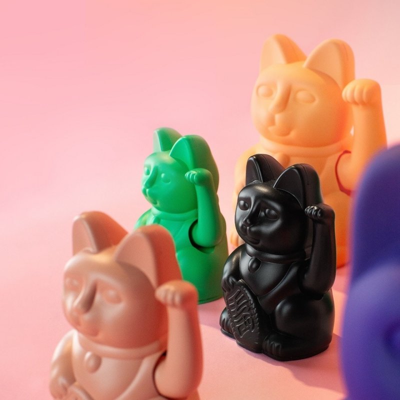 十二星座专属幸运色-缤纷招财猫-多色 - 摆饰 - 塑料 