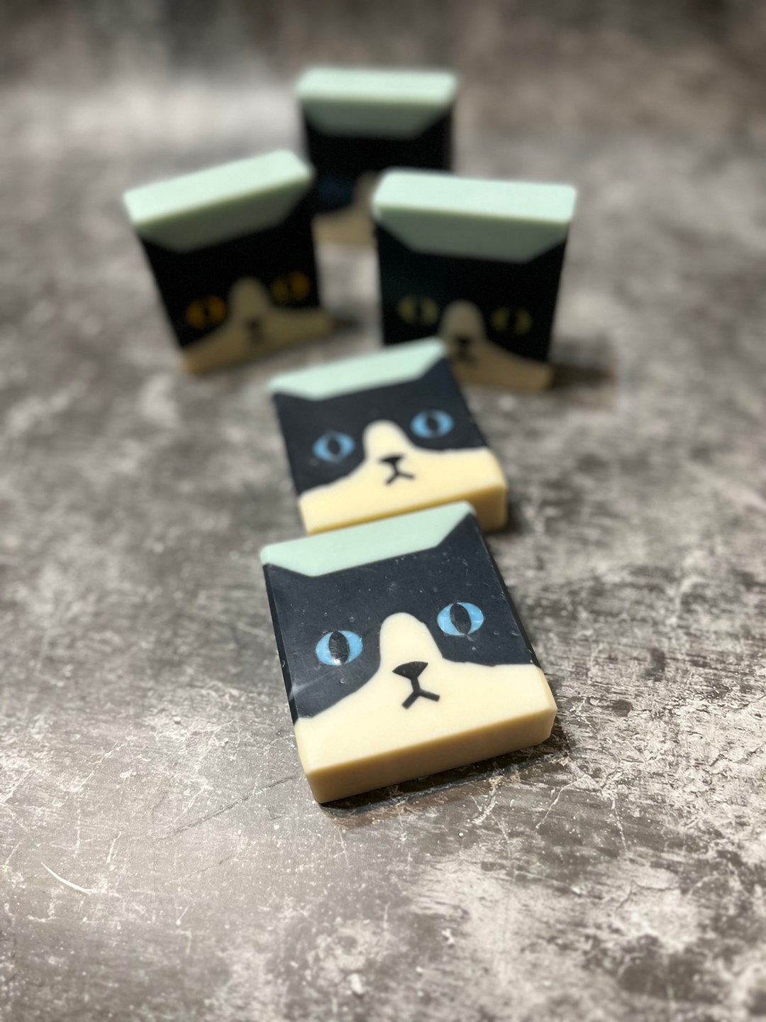 【动物系列】葳创手作馆 萌宠奔驰猫 沐浴皂 - 肥皂/手工皂 - 其他材质 