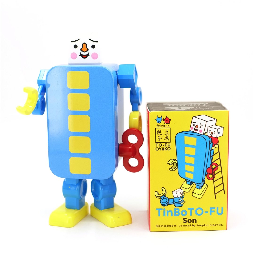 TOFU SON (BLUE) - 玩偶/公仔 - 其他金属 蓝色