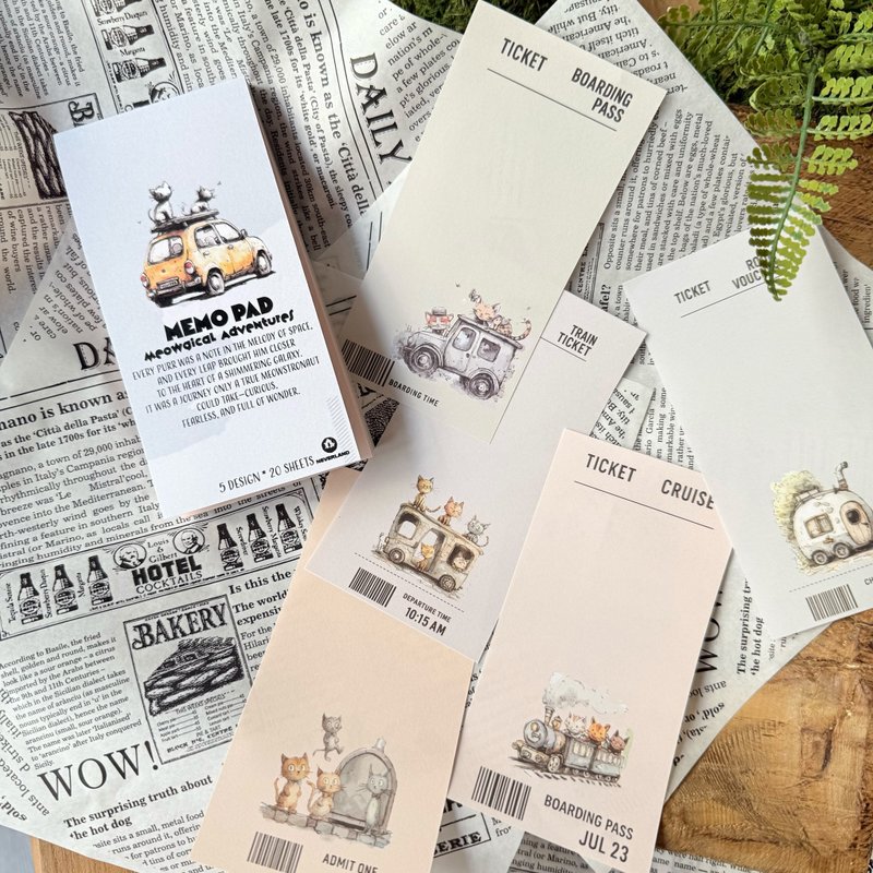 喵喵的奇幻历险 便条本 - 便条纸/标签贴 - 纸 