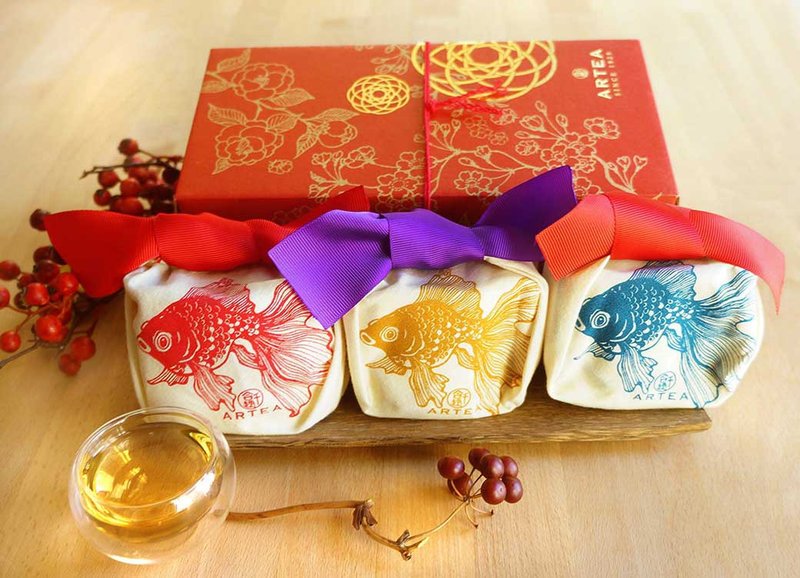 ARTEA【 金玉满堂 】 礼盒 手采手制茶50gX3 - 茶 - 其他材质 多色