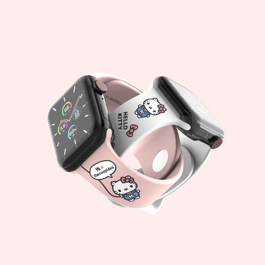 Hello Kitty x HOOPS Apple Watch 42 / 44 / 45 mm 表带 - 表带 - 塑料 多色