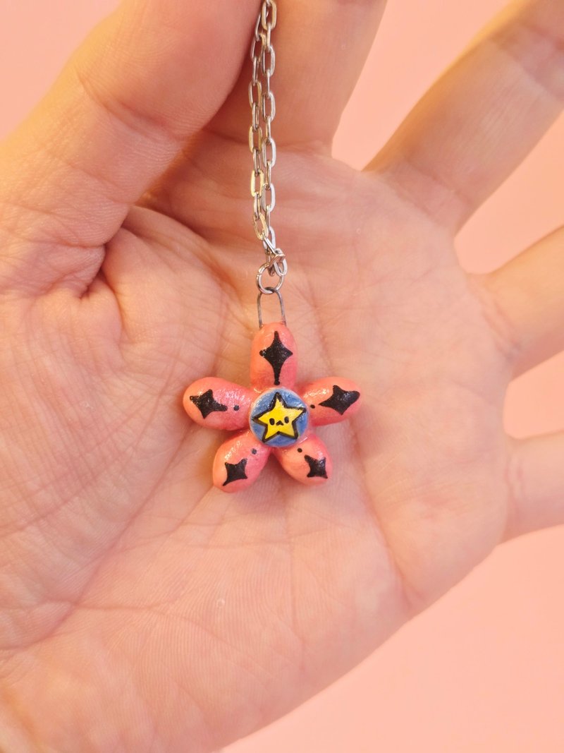 小星花项链 - 项链 - 瓷 多色