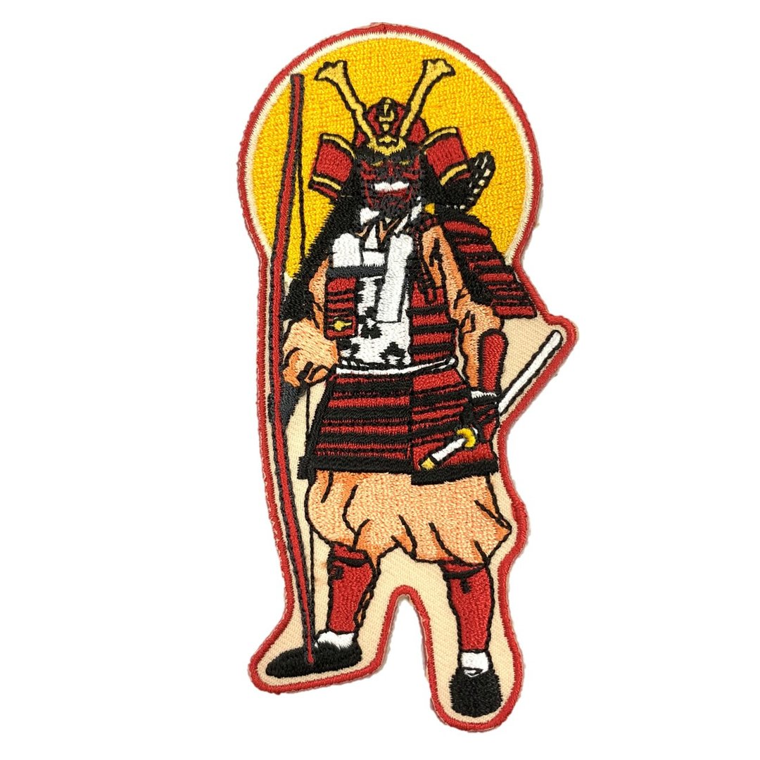 日本 武士 外套电绣士气章 贴章 补丁贴 烫布贴 徽章 - 徽章/别针 - 绣线 多色