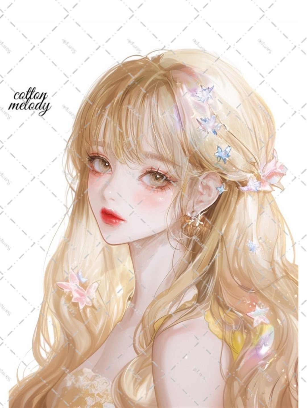 原创贴纸 no.6518 人物贴纸 原创贴纸 人物贴纸 女孩贴纸 原创人物贴纸 - 贴纸 - 纸 