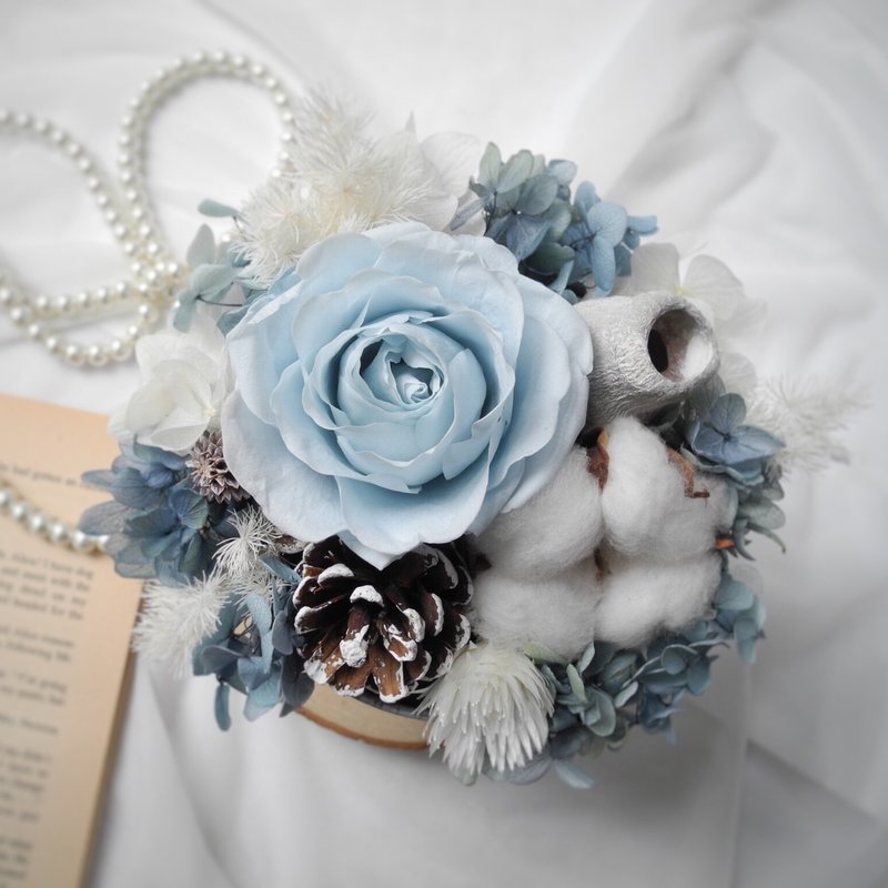 冰雪奇缘 蓝色不凋花礼 - 植栽/盆栽 - 植物．花 蓝色