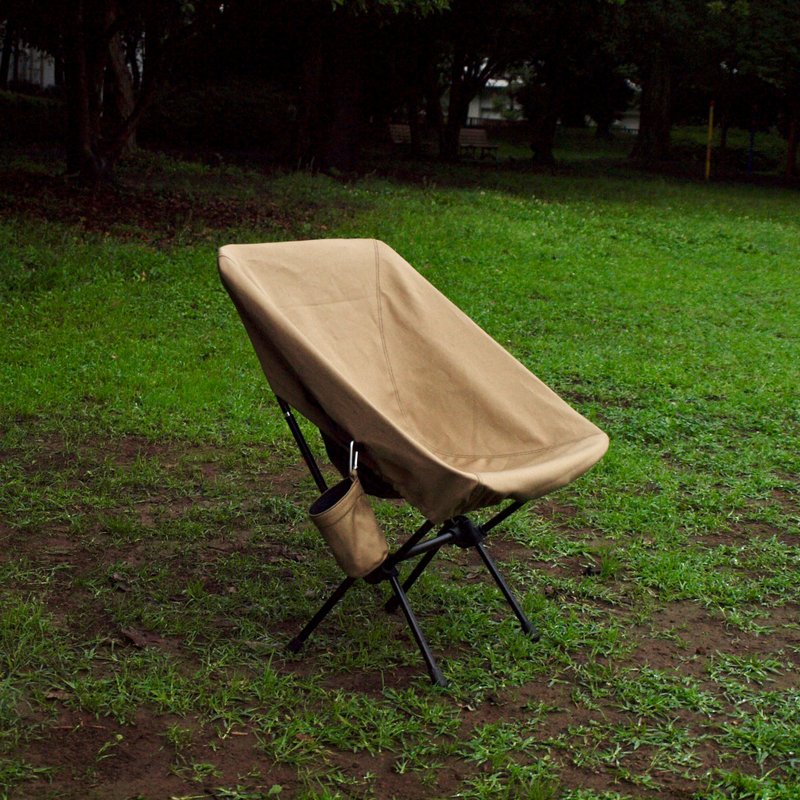 Camping chair cover (Mocha beige) - 露营用品 - 棉．麻 卡其色