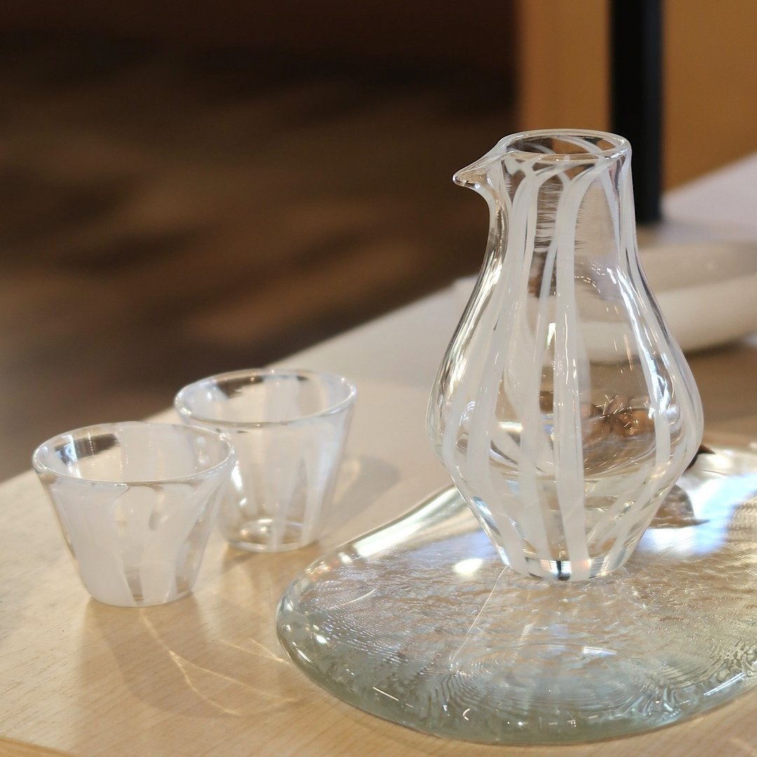 直纹款・手工清酒杯 / 玻璃杯 / 玻璃壶 | 玻璃炽造 工坊手作 - 酒杯/酒器 - 玻璃 多色