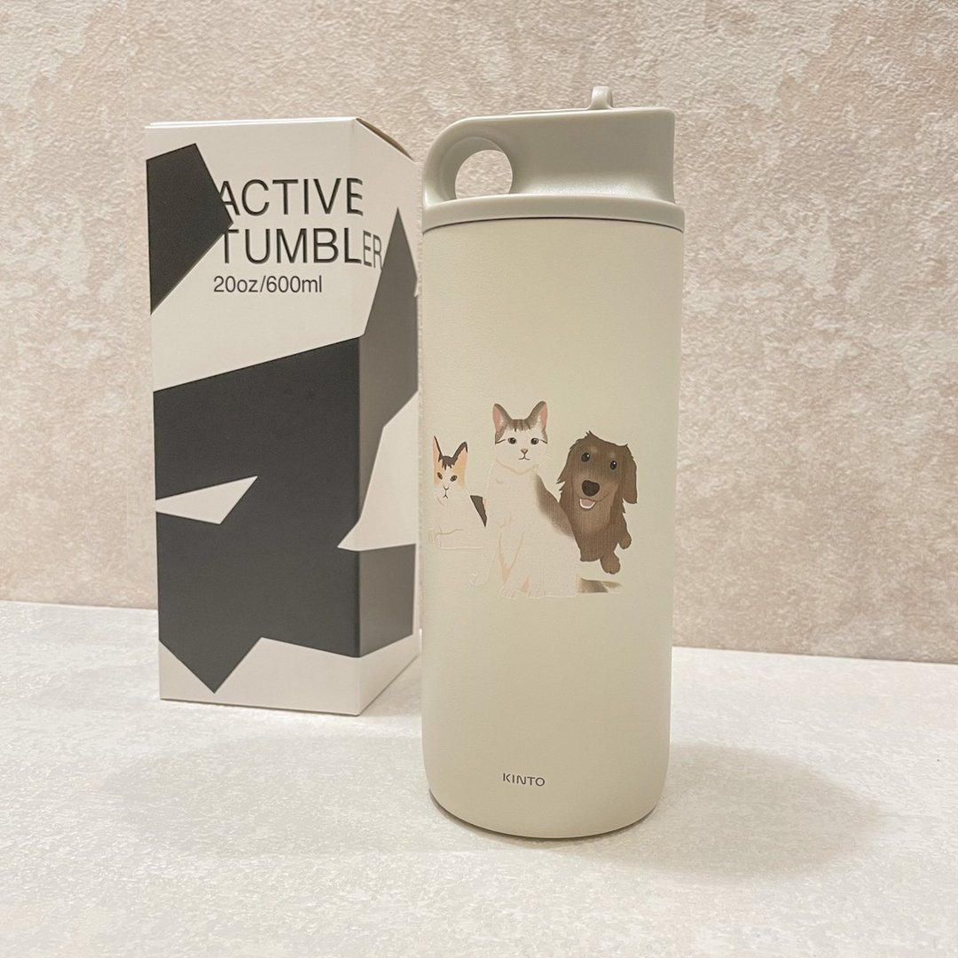 定制化 | KINTO Active Tumbler运动水壶 - 水瓶/水壶 - 不锈钢 多色
