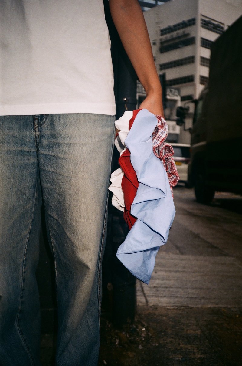 共两色 - 购物狂四层手提袋 (红/白/蓝色) - 手提包/手提袋 - 尼龙 多色